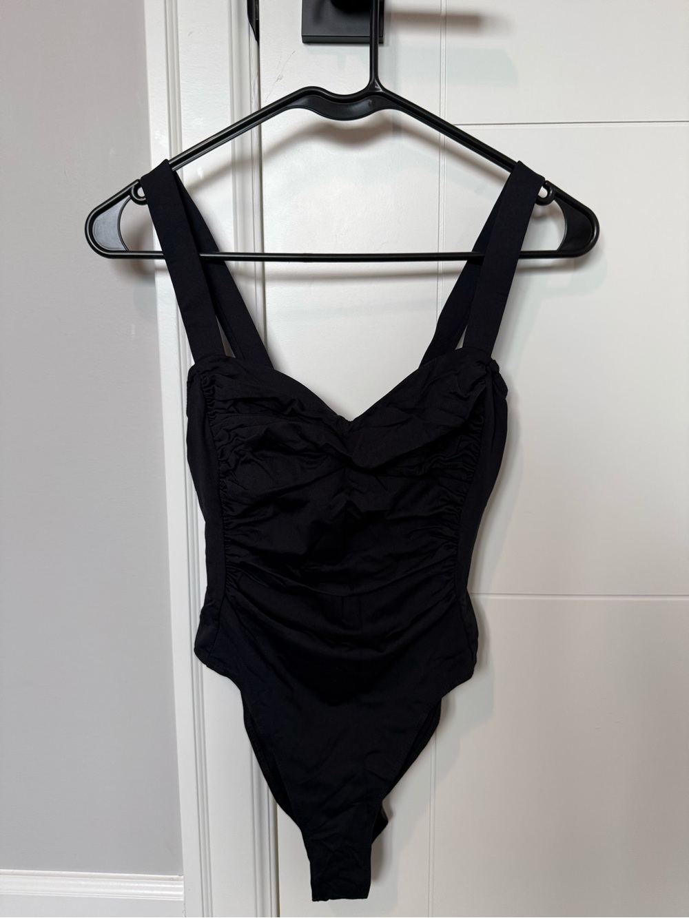 Zara Black Women's Bodysuit with Wide Straps